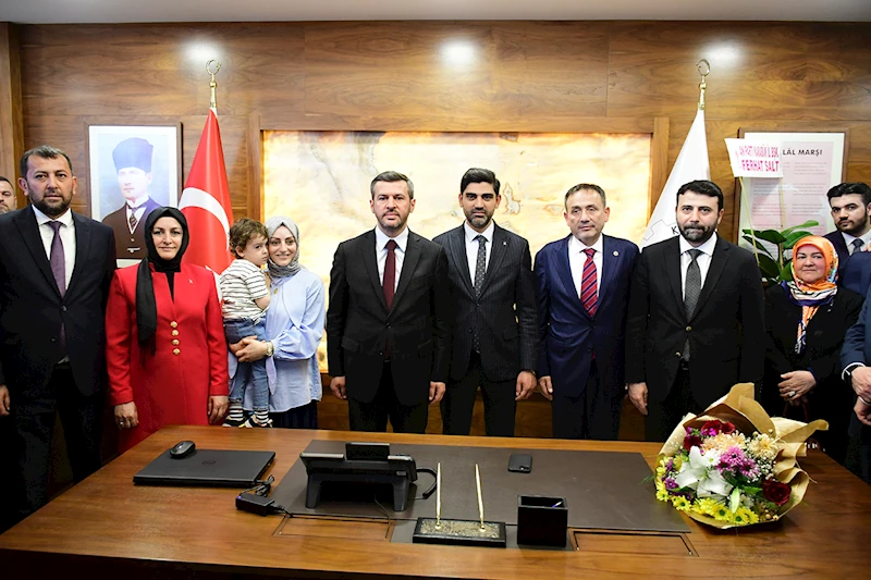 Başkan Çetinkaya Görevi Devraldı