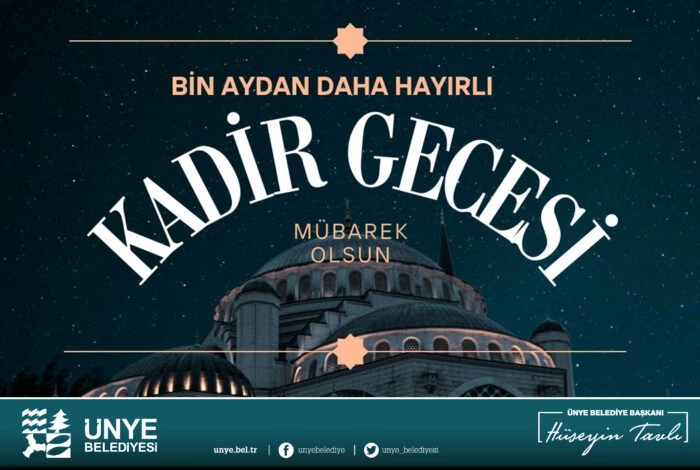 BAŞKAN TAVLI, “KADİR GECESİ’NE ULAŞMANIN MUTLULUĞUNU YAŞIYORUZ”