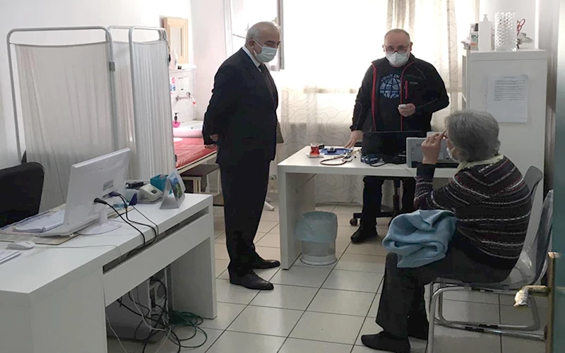 BAŞKANIMIZ AİLE HEKİMLERİNİ ZİYARET ETTİ