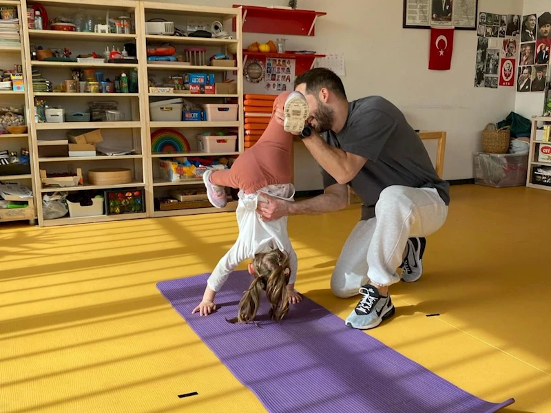 ÇINAR ÇOCUK EVİ ÖĞRENCİLERİ BEDEN EĞİTİMİ DERSLERİNDE SPORLA BULUŞUYOR