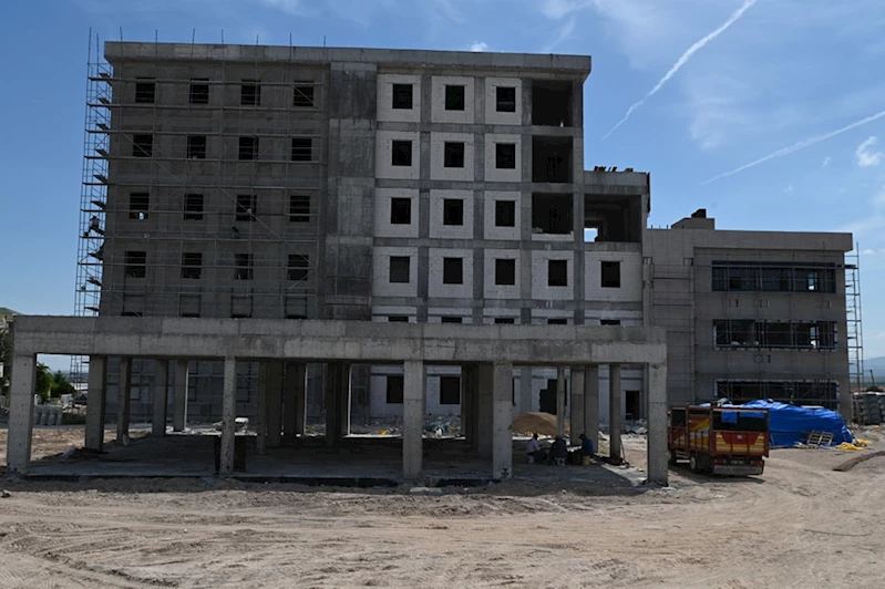 Emirdağ Yeni Devlet Hastanesi İnşaatı Hızla Yükseliyor