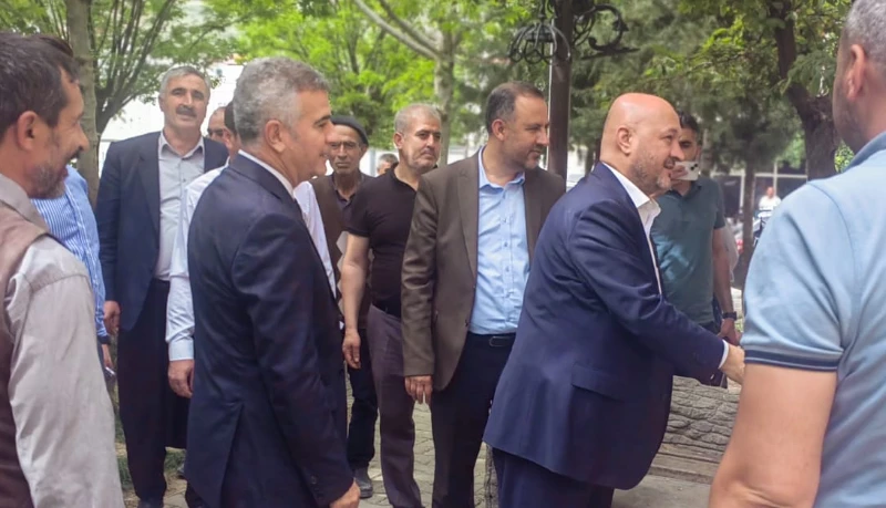 ADIYAMAN MİLLETVEKİLİMİZ VE AK PARTİ İL BAŞKANIMIZDAN BELEDİYEMİZE ZİYARET