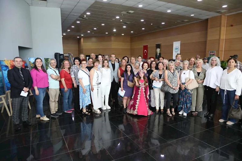 HALK MERKEZLERİ RESİM ATÖLYESİNDEN YIL SONU SERGİSİ