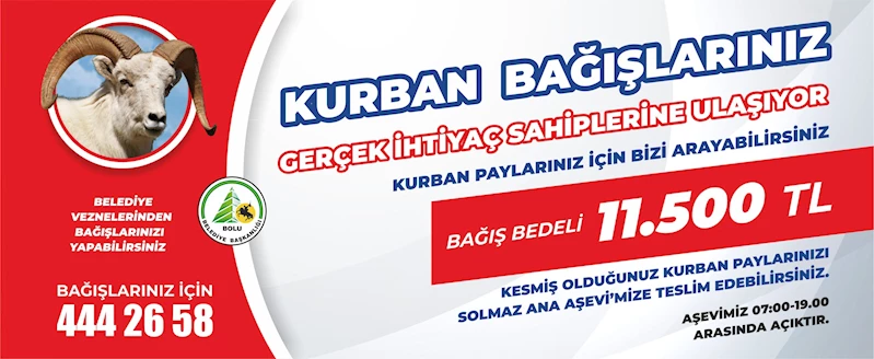 Bolu Belediyesi Hayırseverlerden Kurban Bağışlarını Bekliyor