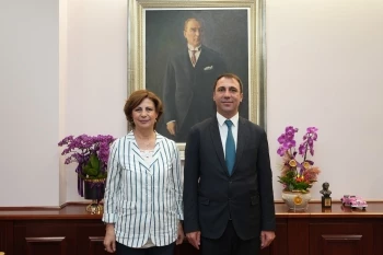 KARABACAK’TAN BAŞKAN ÜNLÜCE’YE ZİYARET