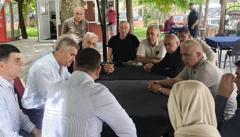 AK PARTİ GÖLBAŞI İLÇE BAŞKANI MAHMUT YALÇINKAYA  VE İL GENEL MECLİS ÜYESİ MEHMET IŞIKLAR BELEDİYE BAŞKANIMIZA HAYIRLI OLSUN ZİYARETİNDE BULUNDULAR