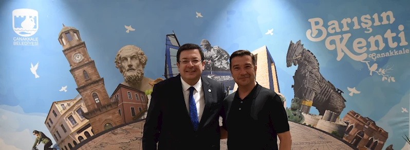 Başkan Erkek Konuklarını Ağırladı