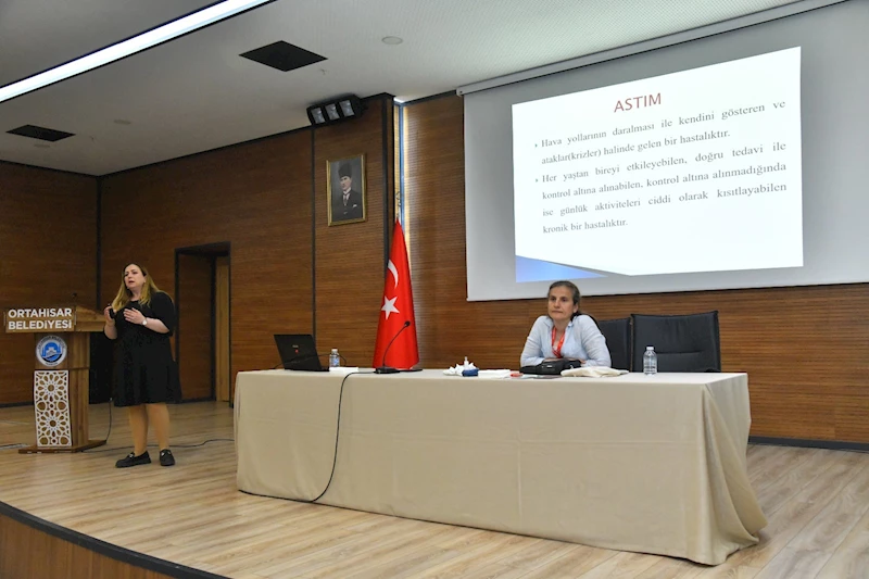 Ortahisar Belediyesi personeline ‘Astım-KOAH’ eğitimi verildi