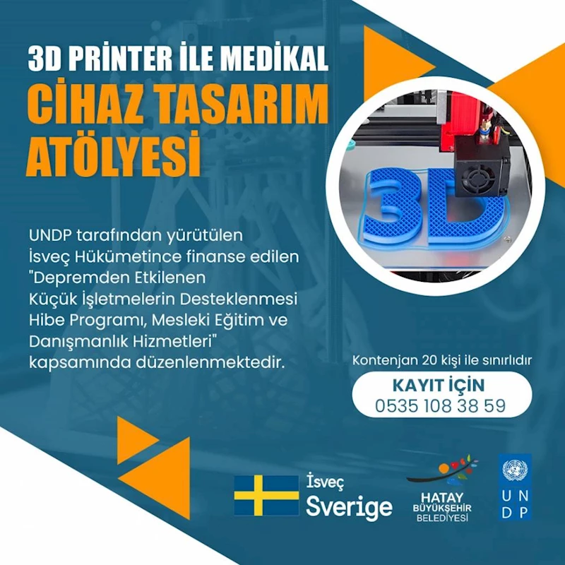 HBB’NİN 3D PRİNTER ATÖLYESİ BAŞLIYOR