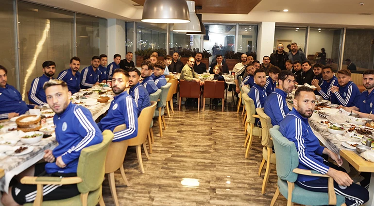 BAŞKANIMIZ KAHVECİ, BELEDİYE KÜTAHYASPOR İLE BİR ARAYA GELDİ