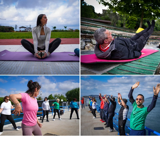 KARTALLI VATANDAŞLAR SABAH SPORUNDA BULUŞUYOR