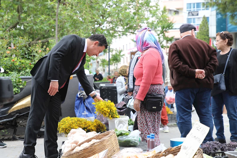 Başkan Aras Pazardan Seslendi; Üreticimize, Dar gelirli Vatandaşlarımıza Destek Vermeye Devam Edeceğiz