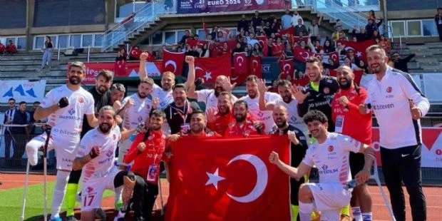 Belediyemiz Ampute Oyuncuları Milli Takım Formasıyla Avrupa´ya Damga Vurdu