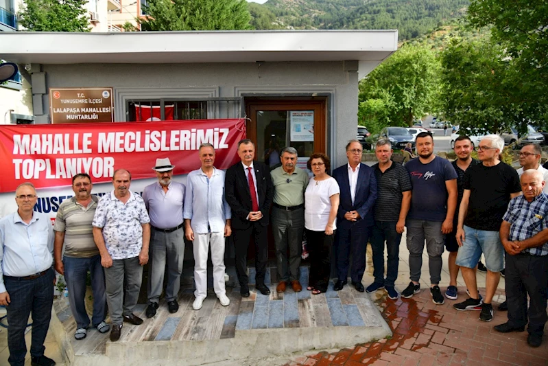 YUNUSEMRE’DE MAHALLE MECLİSLERİ KURULUYOR