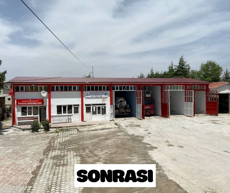 İtfaiye Binası Bakımsızlıktan Kurtuldu