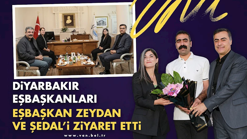 Diyarbakır Eşbaşkanları, Eşbaşkan Zeydan ve Şedal’i Ziyaret Etti