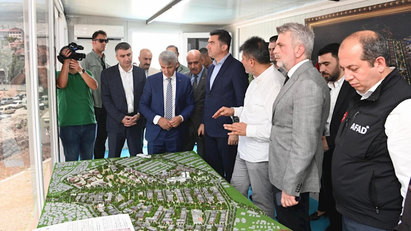 Başkan Görgel, AFAD Başkanı Memiş ile Bir Dizi Ziyaret ve İncelemelerde Bulundu