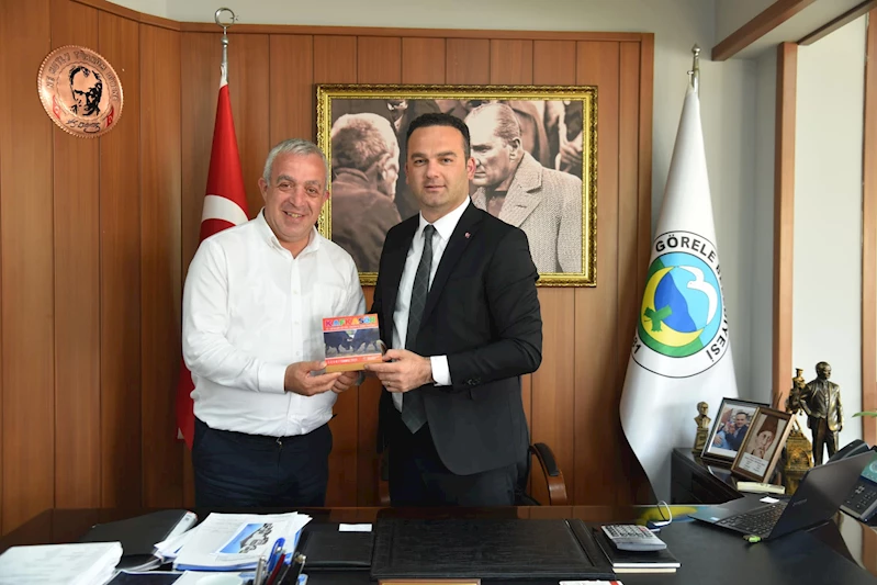 BELEDİYE BAŞKANIMIZ SAYIN BİLGEHAN ERDEM, GÖRELE BELEDİYE BAŞKANI SN. HASBİ DEDE’Yİ MAKAMINDA ZİYARET ETTİ.