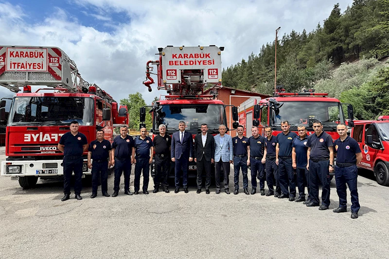 Karabük Valisi Sayın Mustafa Yavuz’dan İtfaiye Müdürlüğümüze Ziyaret