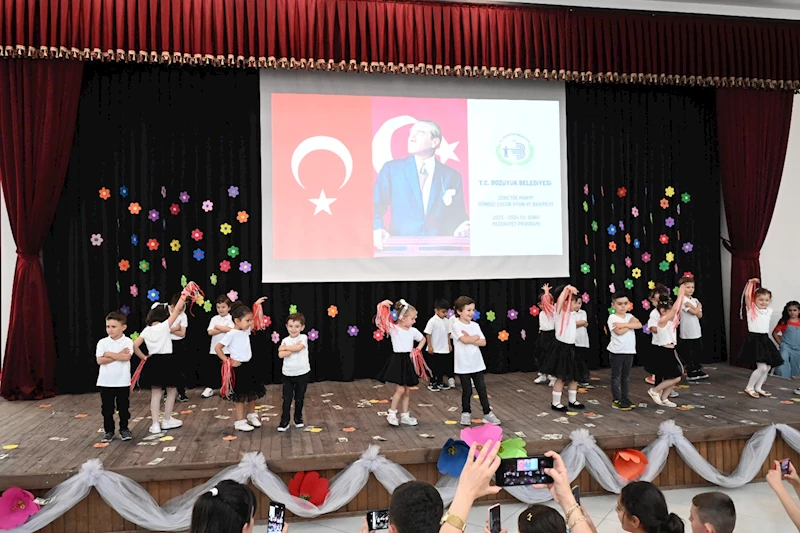 -BOZÜYÜK BELEDİYESİ ZÜBEYDE HANIM GÜNDÜZ ÇOCUK OYUN VE BAKIMEVİ 2. MEZUNLARINI VERDİ
