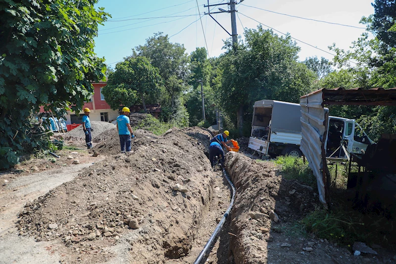 Kertil’in 3 bin 300 metrelik altyapısı Büyükşehir ile yenilendi
