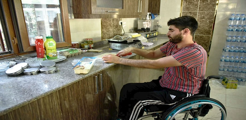 BAŞKAN BUCAK; ENGELLİLERİ UNUTMADI