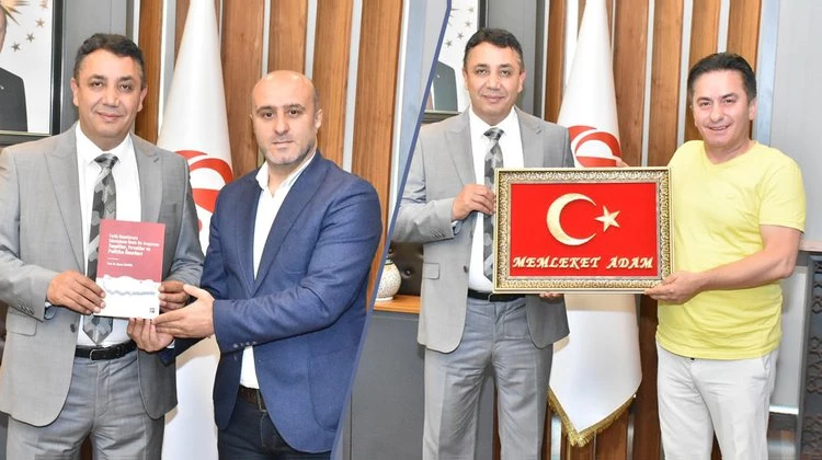 BAŞKANIMIZ, NAZİK ZİYARETLERİ İÇİN TEŞEKKÜR ETTİ