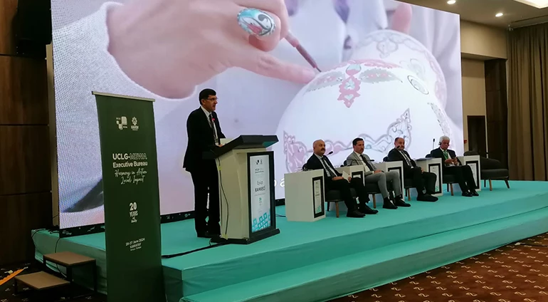 ŞEHRİMİZİN KÜLTÜREL MİRASLARI UCLG-MEWA TOPLANTISI’NDA DİKKAT ÇEKTİ