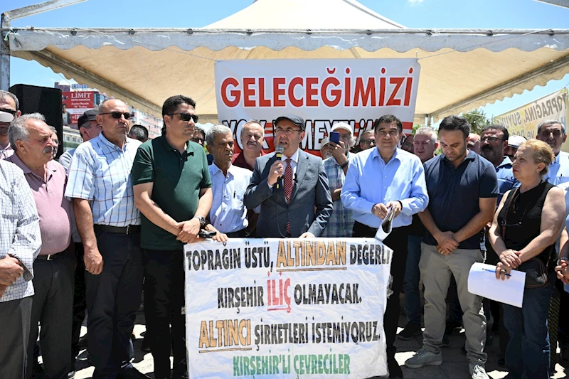 BAŞKANIMIZ EKİCİOĞLU, ALTIN MADENCİLİĞİNE KARŞI ORTAK BASIN AÇIKLAMASINA KATILDI