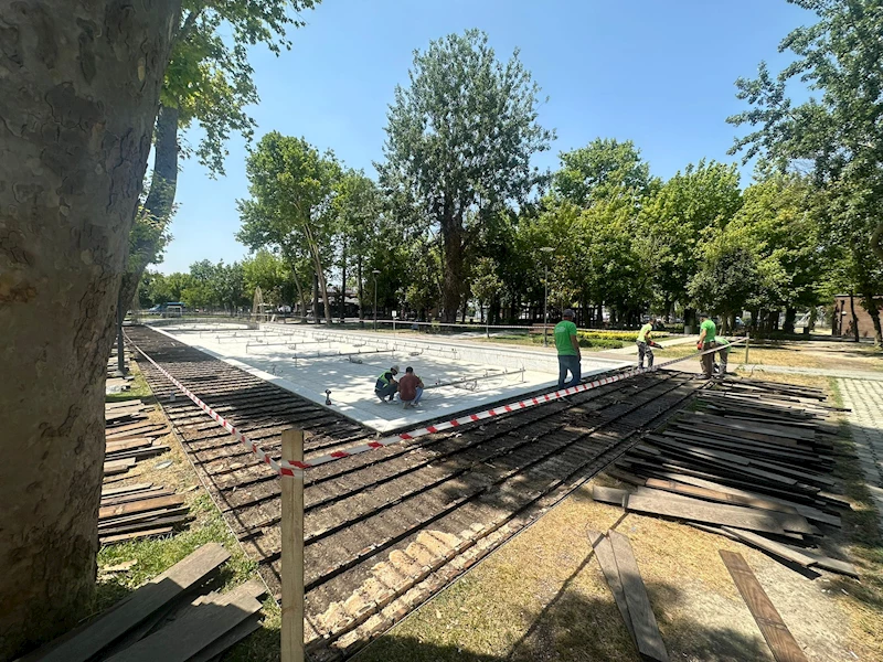 Büyükşehir’den şehrin merkezindeki sosyal alanlara dokunuşlar