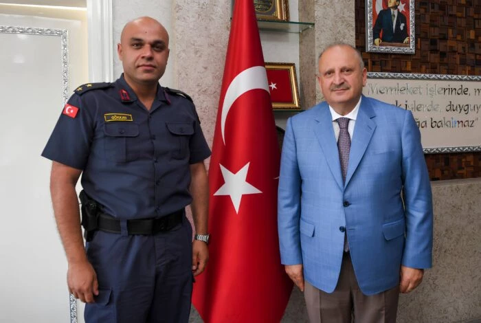 ÜSTEĞMEN GÖKKAN’DAN VEDA ZİYARETİ