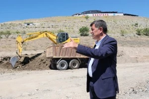 Belediye Başkanımız Sn. Bekir Aksun, Esentepe 2. Etap Rekreasyon Alanı