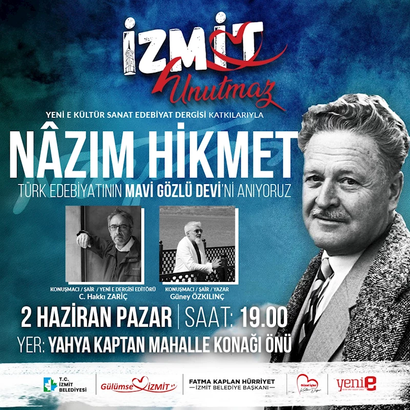 NAZIM’IN ŞİİRLERİ İZMİT’TE YANKILANACAK