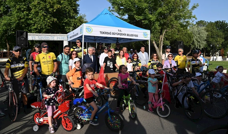 SAĞLIKLI YAŞAM İÇİN PEDAL ÇEVİRDİLER