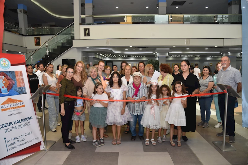 Türkiye Alzheimer Derneğinden “Çocuk Kalbinden Resim” Sergisi