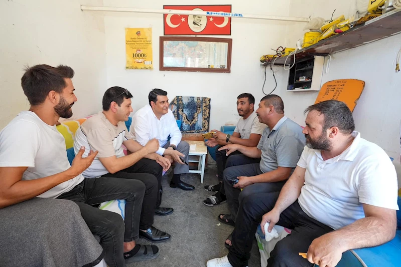 BAŞKAN UMUT YILMAZ’DAN ESNAFA ZİYARET