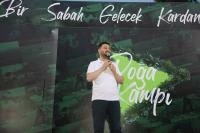 BAŞKAN ÖZTEKİN TÜGVA KAMPINDA GENÇLERLE BİR ARADA