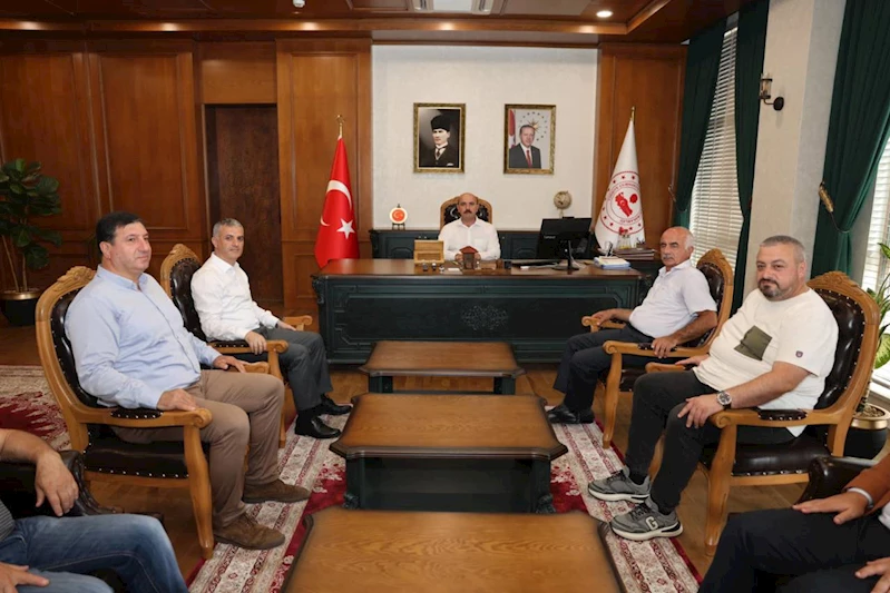 BAŞKANIMIZ İLÇE KAYMAKAMIMIZA VEDA ZİYARETİNDE BULUNDU