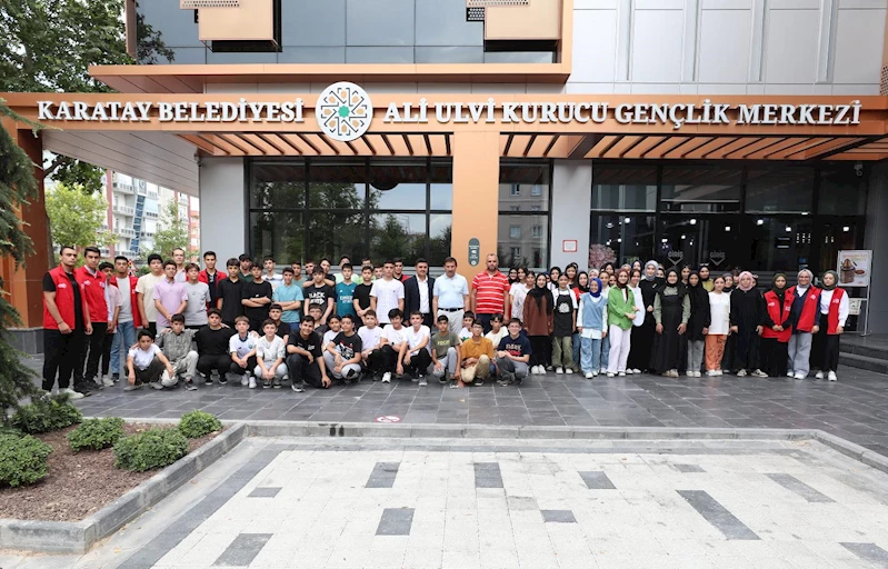KARATAY’DA YAZ TATİLİ ONLAR İÇİN DOLU DOLU GEÇİYOR