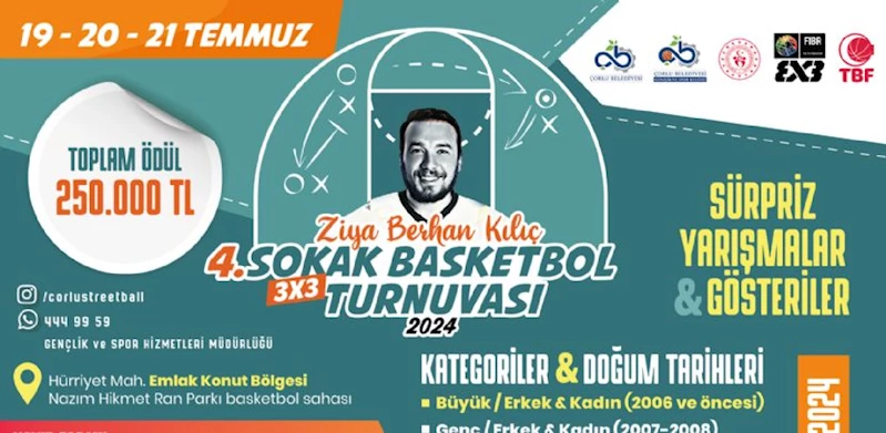 ZBK Sokak Basketbol Turnuvası FIBA 3x3 İmzasıyla Gerçekleştirilecek