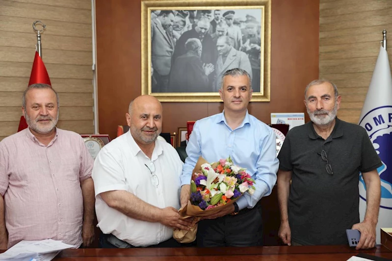 ÖZGÜNEŞ TİCARET ANONİM ŞİRKETİ YÖNETİMİNDEN BAŞKANIMIZA ZİYARET