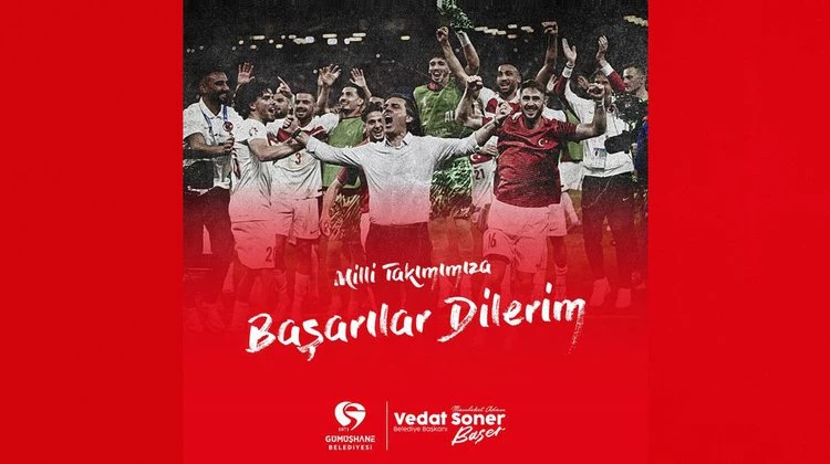 BAŞKANIMIZ, AVRUPA FUTBOL ŞAMPİYONASI ÇEYREK FİNAL YOLUNDA MİLLİ TAKIMIMIZA BAŞARILAR DİLEDİ
