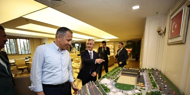 Bakan Yerlikaya Başkanımız Tahmazoğlu´nu Ziyaret Etti