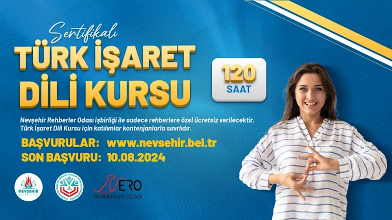 Rehberler İçin Sertifikalı ‘Türk İşaret Dili’ Kursu Açılacak