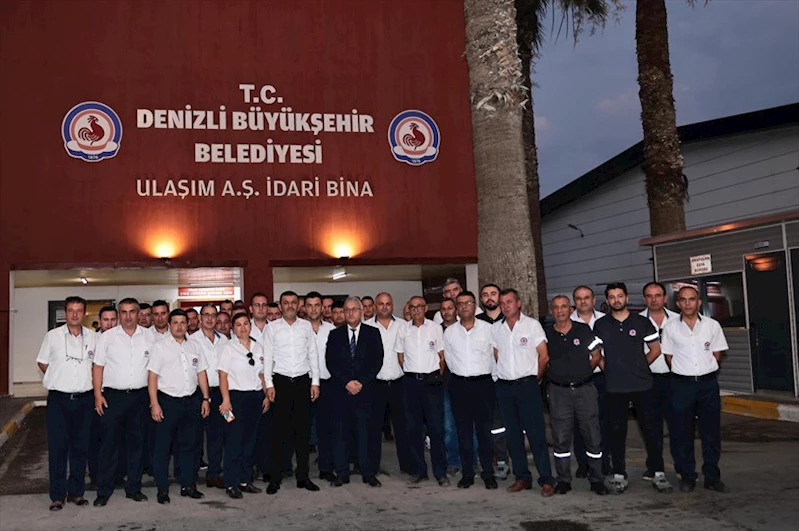 Başkan Çavuşoğlu’ndan ilk sefer öncesi Ulaşım AŞ’ye ziyaret