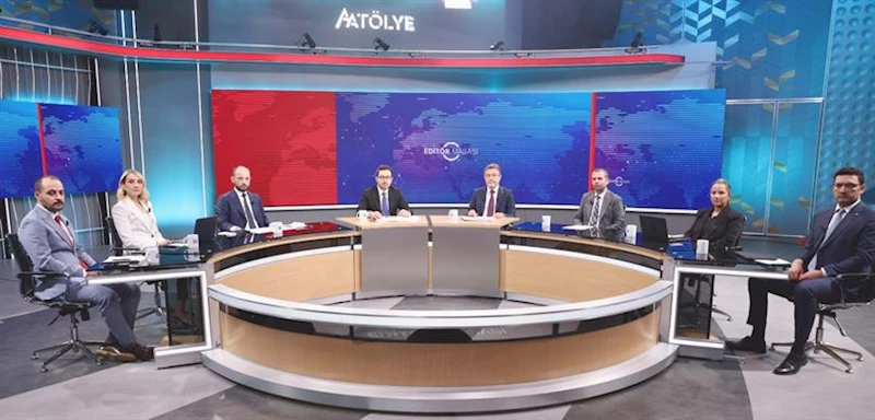 TARIM VE ORMAN BAKANI İBRAHİM YUMAKLI, AA EDİTÖR MASASI