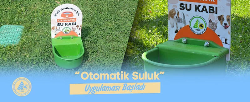 SOKAK HAYVANLARI İÇİN KENDİ KENDİNE DOLAN SULUKLAR ŞEHİRDEKİ YERİNİ ALDI