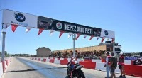Motodrag yarışlarının startını Başkan Kocagöz verdi