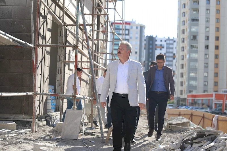 MELİKGAZİ BELEDİYESİ GÜLTEPE MAHALLESİ’NDE KÜLLİYE YAPIMINDA SONA GELİYOR