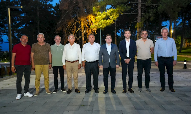 Başkan Karagöl STK temsilcileri ile Merkür Jet Erbaaspor